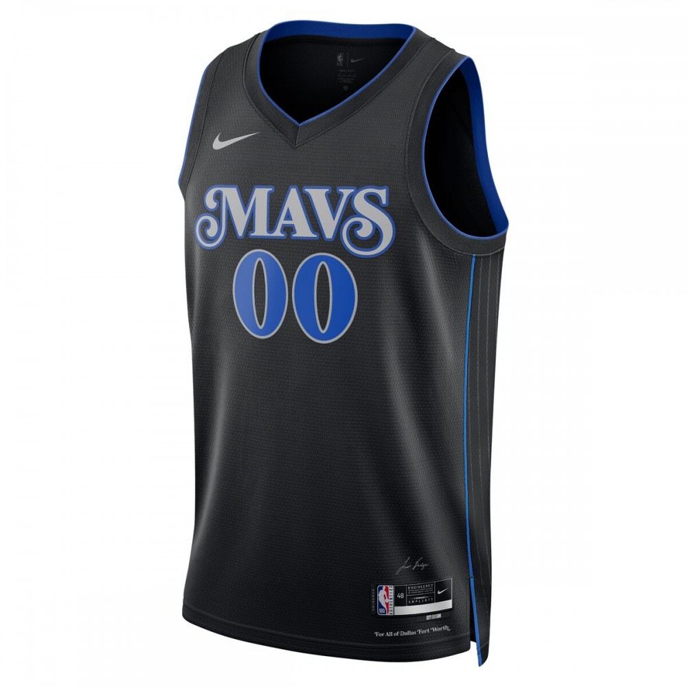 Dallas Mavericks Unisex 2023/24 Custom Swingman Jersey - Black - City Edition-Pro Kit Vault | Brand New 26/27 Sports Jerseys